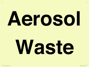 Aerosol Waste